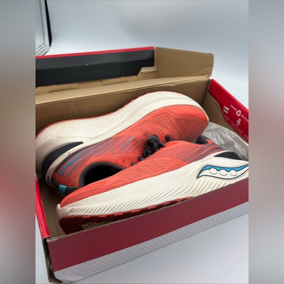 Saucony Endorphin Shift 3 Women’s Sneakers Size 8 Running Shoe Coral/Shadow - Picture 13 of 14